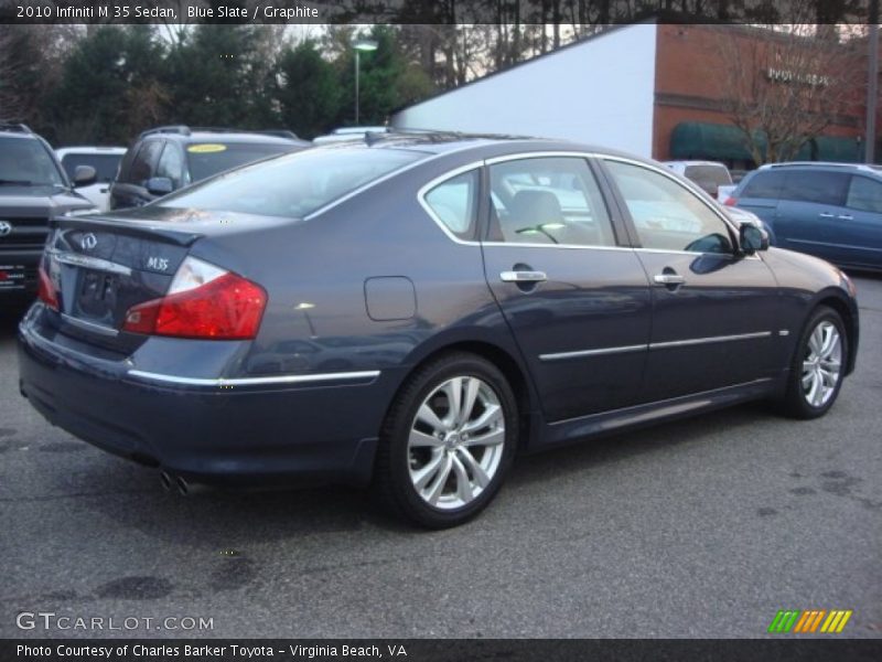 Blue Slate / Graphite 2010 Infiniti M 35 Sedan