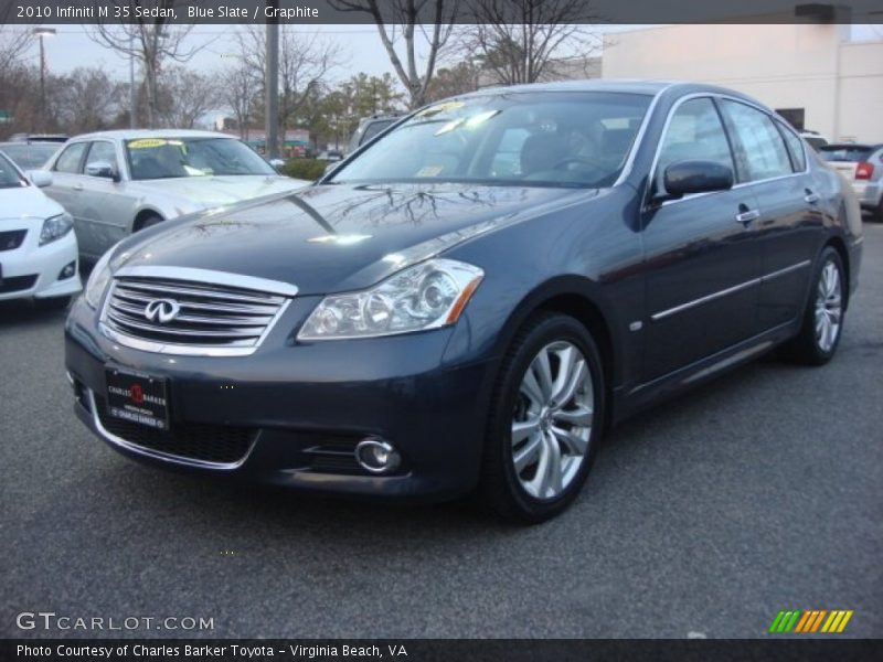 Blue Slate / Graphite 2010 Infiniti M 35 Sedan