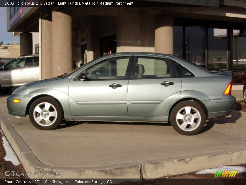 Light Tundra Metallic / Medium Parchment 2003 Ford Focus ZTS Sedan