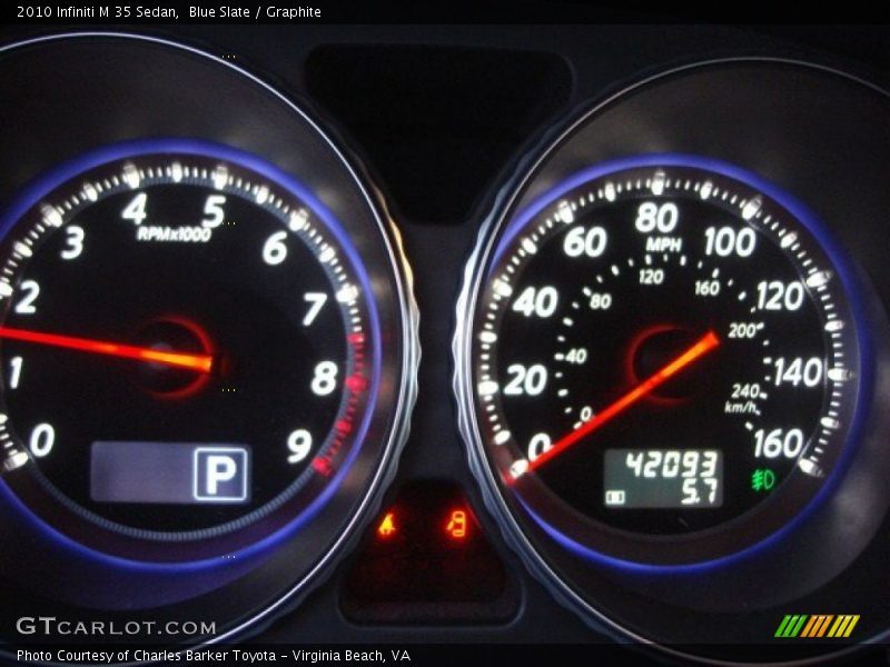 Blue Slate / Graphite 2010 Infiniti M 35 Sedan