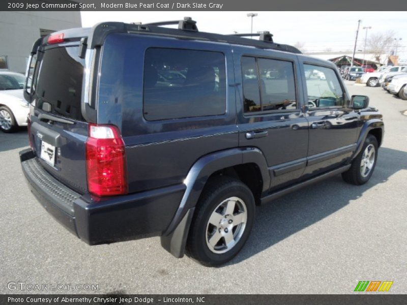 Modern Blue Pearl Coat / Dark Slate Gray 2009 Jeep Commander Sport