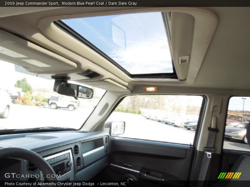 Modern Blue Pearl Coat / Dark Slate Gray 2009 Jeep Commander Sport