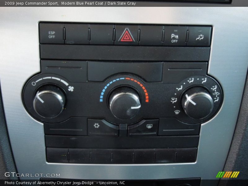 Modern Blue Pearl Coat / Dark Slate Gray 2009 Jeep Commander Sport