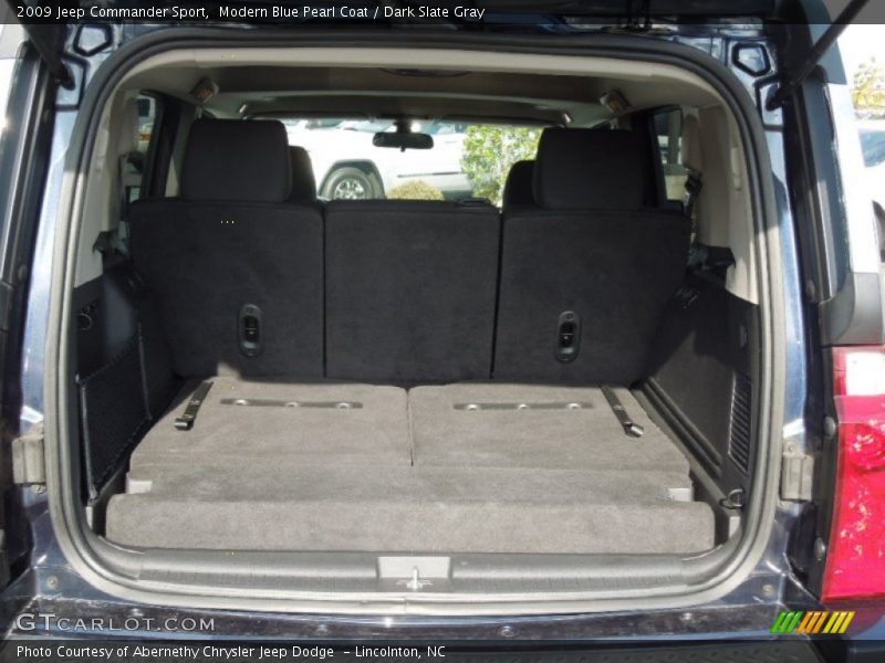 Modern Blue Pearl Coat / Dark Slate Gray 2009 Jeep Commander Sport
