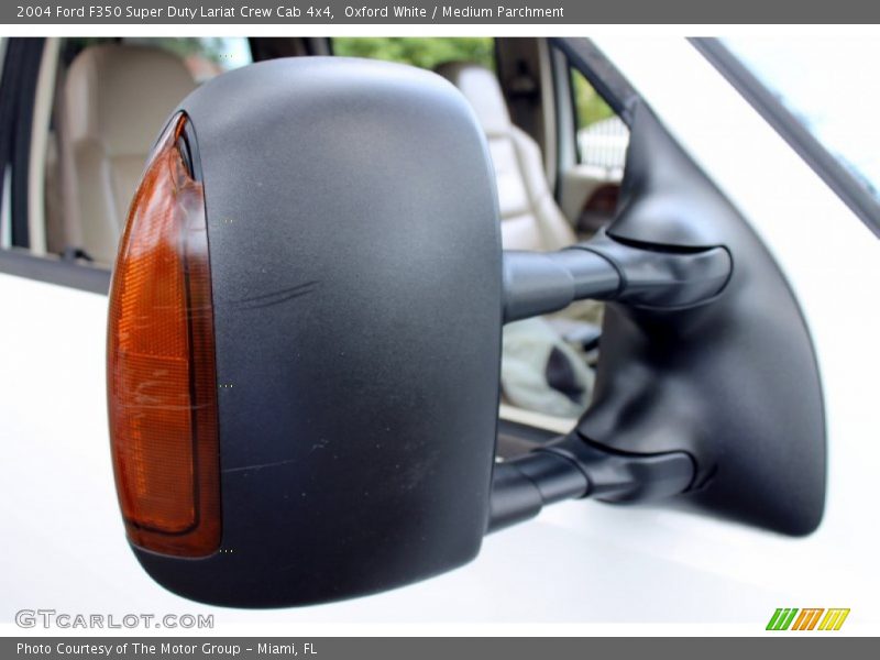 Oxford White / Medium Parchment 2004 Ford F350 Super Duty Lariat Crew Cab 4x4