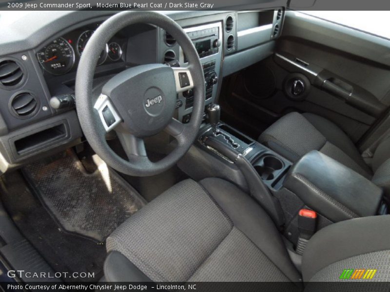 Modern Blue Pearl Coat / Dark Slate Gray 2009 Jeep Commander Sport