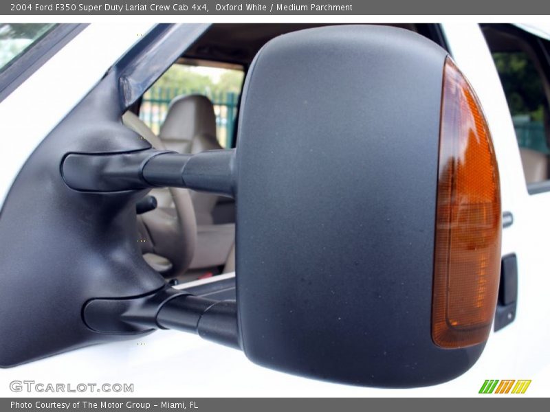 Oxford White / Medium Parchment 2004 Ford F350 Super Duty Lariat Crew Cab 4x4