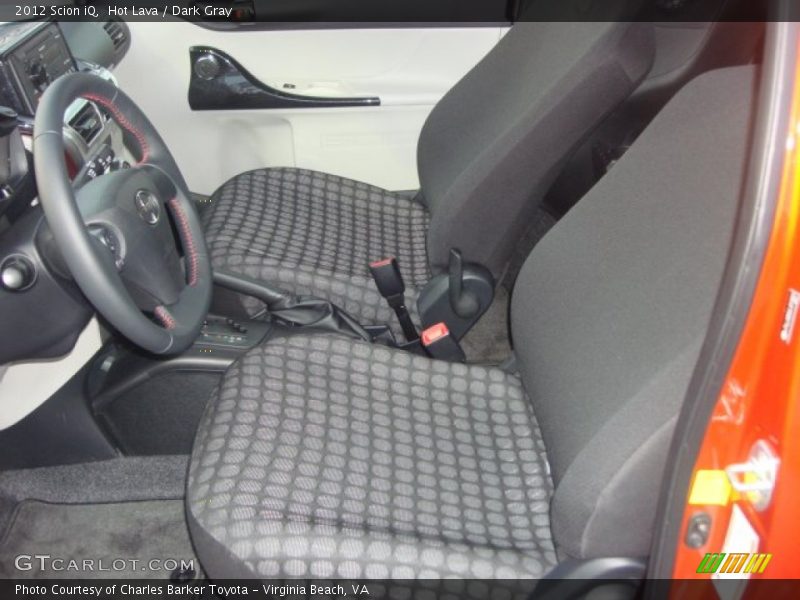  2012 iQ  Dark Gray Interior