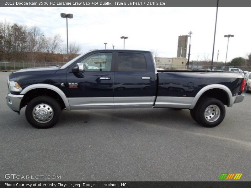  2012 Ram 3500 HD Laramie Crew Cab 4x4 Dually True Blue Pearl