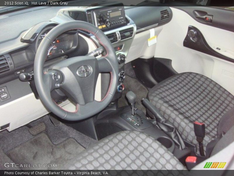 Hot Lava / Dark Gray 2012 Scion iQ