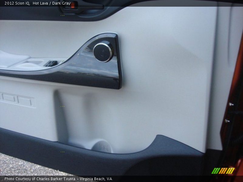 Hot Lava / Dark Gray 2012 Scion iQ