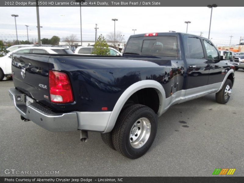  2012 Ram 3500 HD Laramie Crew Cab 4x4 Dually True Blue Pearl