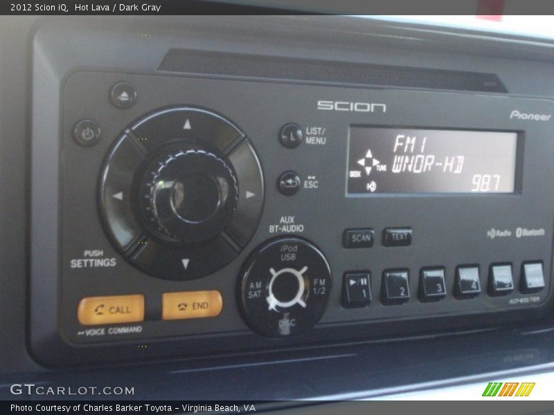 Audio System of 2012 iQ 