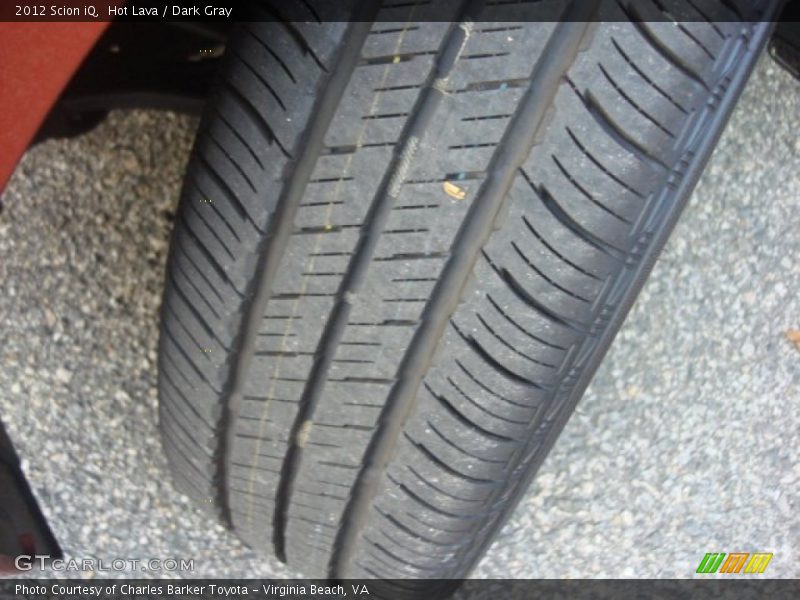 Hot Lava / Dark Gray 2012 Scion iQ