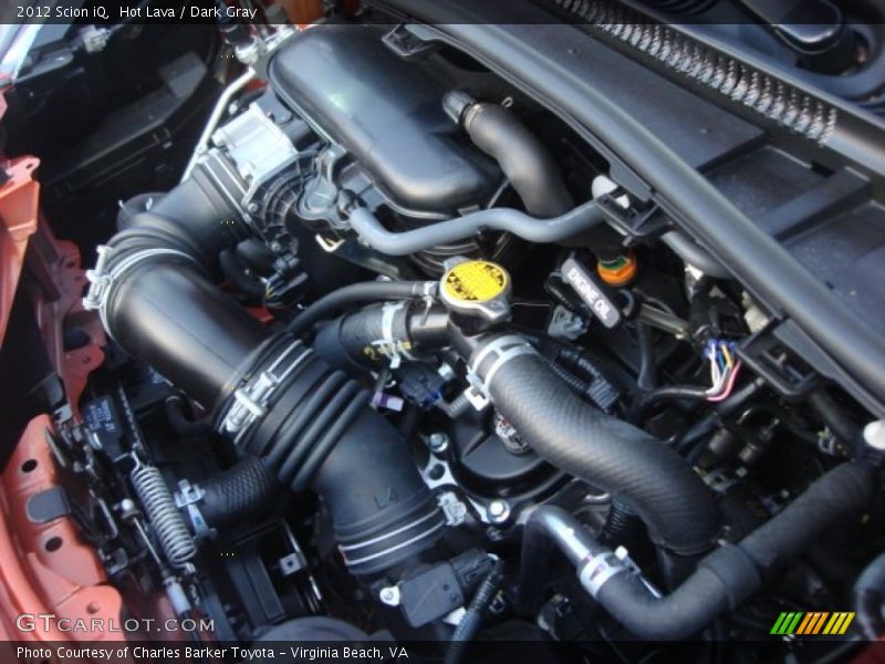  2012 iQ  Engine - 1.3 Liter DOHC 16-Valve Dual VVT-i 4 Cylinder