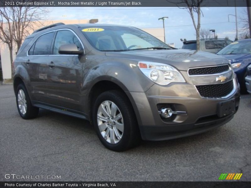 Mocha Steel Metallic / Light Titanium/Jet Black 2011 Chevrolet Equinox LT