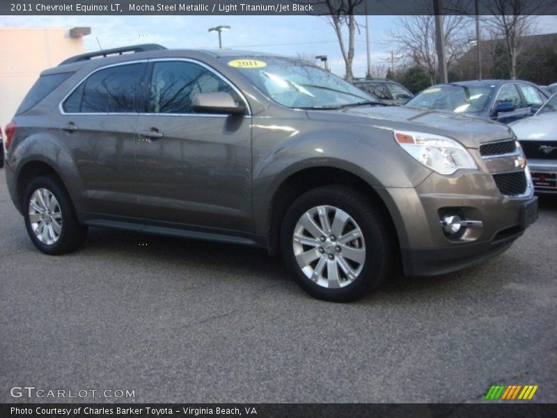 Mocha Steel Metallic / Light Titanium/Jet Black 2011 Chevrolet Equinox LT