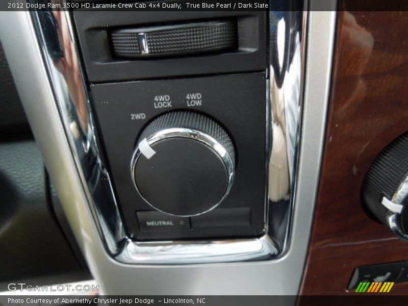 True Blue Pearl / Dark Slate 2012 Dodge Ram 3500 HD Laramie Crew Cab 4x4 Dually