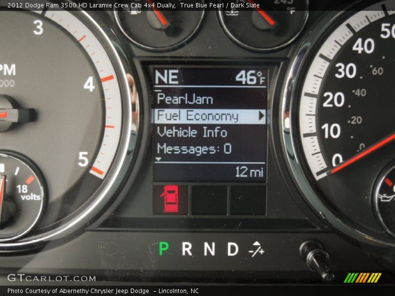 True Blue Pearl / Dark Slate 2012 Dodge Ram 3500 HD Laramie Crew Cab 4x4 Dually