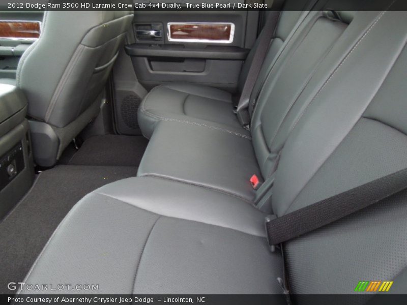 True Blue Pearl / Dark Slate 2012 Dodge Ram 3500 HD Laramie Crew Cab 4x4 Dually