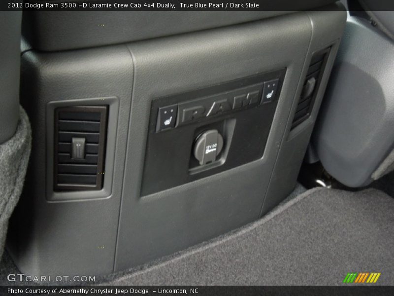 True Blue Pearl / Dark Slate 2012 Dodge Ram 3500 HD Laramie Crew Cab 4x4 Dually