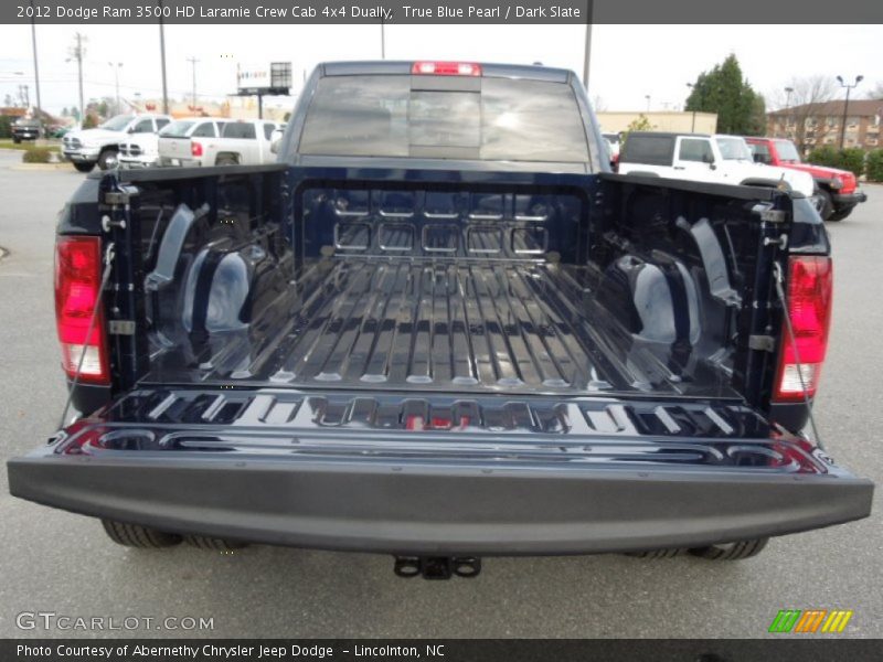 True Blue Pearl / Dark Slate 2012 Dodge Ram 3500 HD Laramie Crew Cab 4x4 Dually