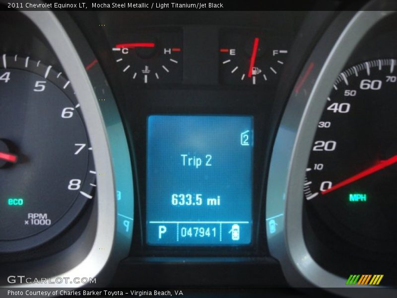 Mocha Steel Metallic / Light Titanium/Jet Black 2011 Chevrolet Equinox LT