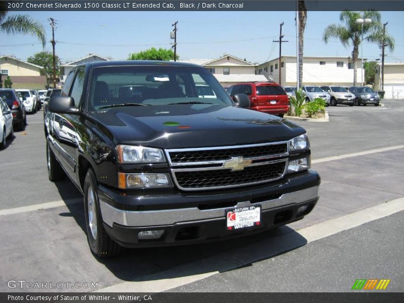 Black / Dark Charcoal 2007 Chevrolet Silverado 1500 Classic LT Extended Cab