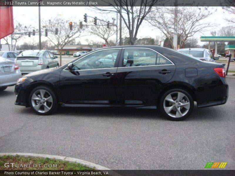 Magnetic Gray Metallic / Black 2012 Toyota Camry SE