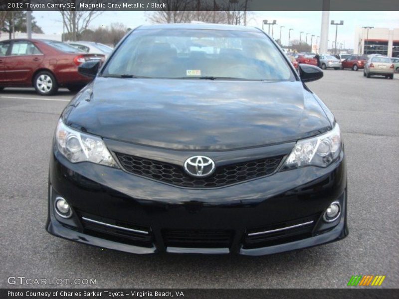 Magnetic Gray Metallic / Black 2012 Toyota Camry SE
