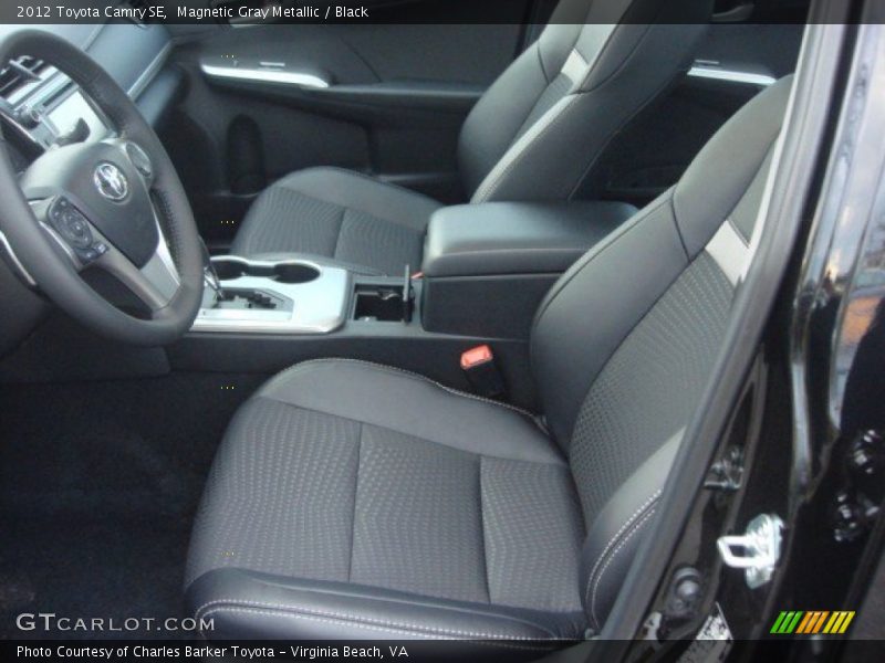 Magnetic Gray Metallic / Black 2012 Toyota Camry SE