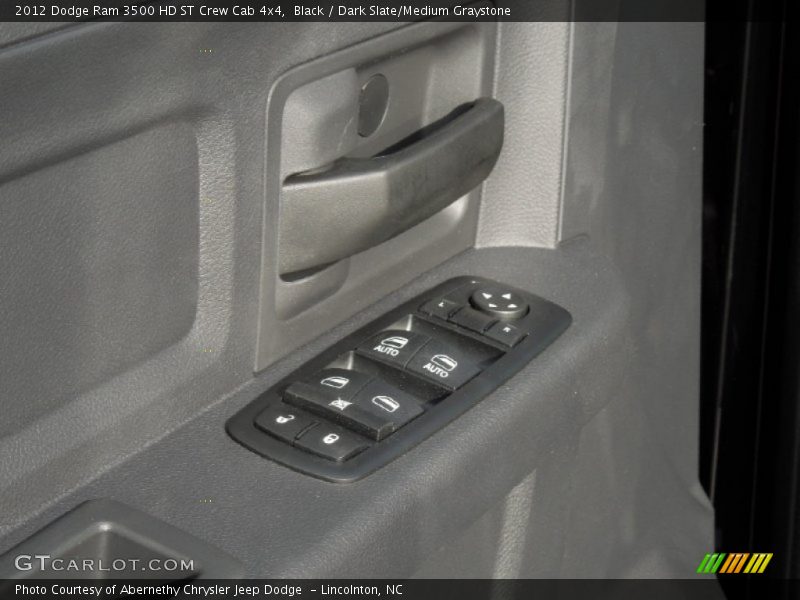 Black / Dark Slate/Medium Graystone 2012 Dodge Ram 3500 HD ST Crew Cab 4x4
