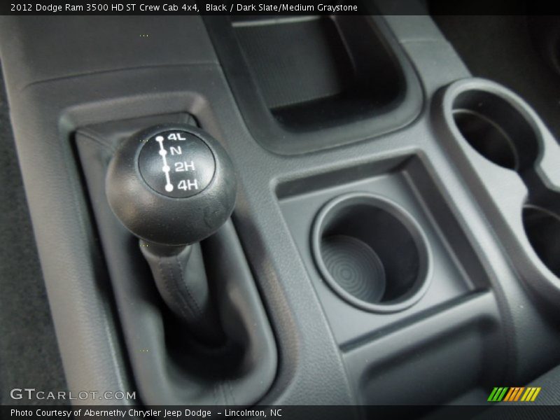 Black / Dark Slate/Medium Graystone 2012 Dodge Ram 3500 HD ST Crew Cab 4x4