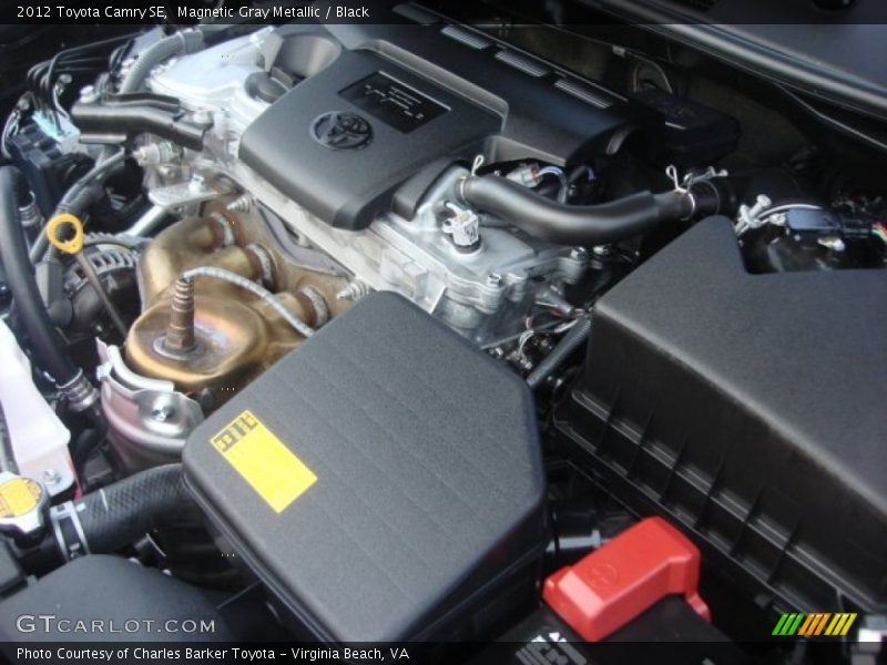 Magnetic Gray Metallic / Black 2012 Toyota Camry SE