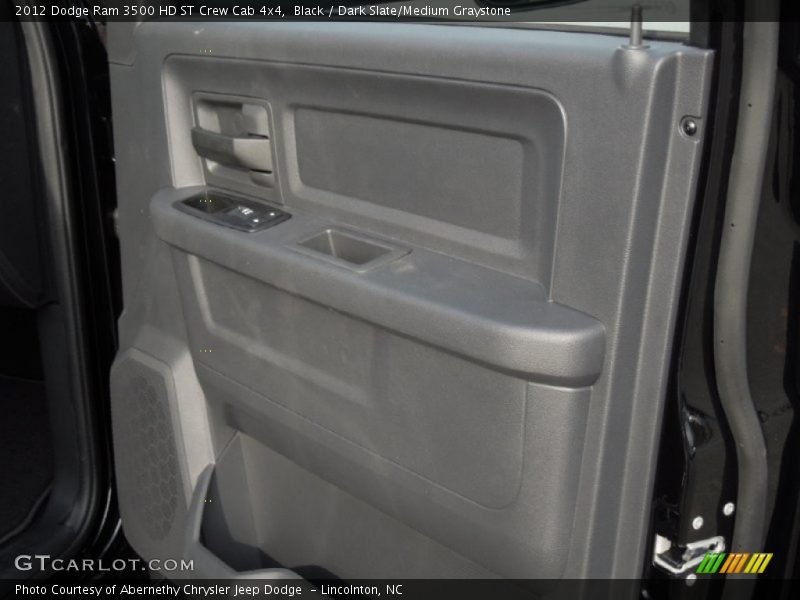 Black / Dark Slate/Medium Graystone 2012 Dodge Ram 3500 HD ST Crew Cab 4x4