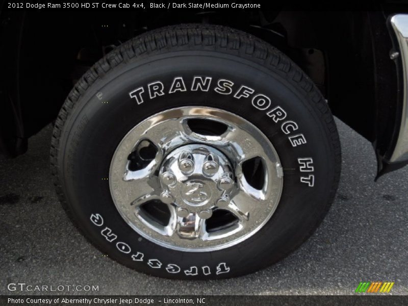 Black / Dark Slate/Medium Graystone 2012 Dodge Ram 3500 HD ST Crew Cab 4x4