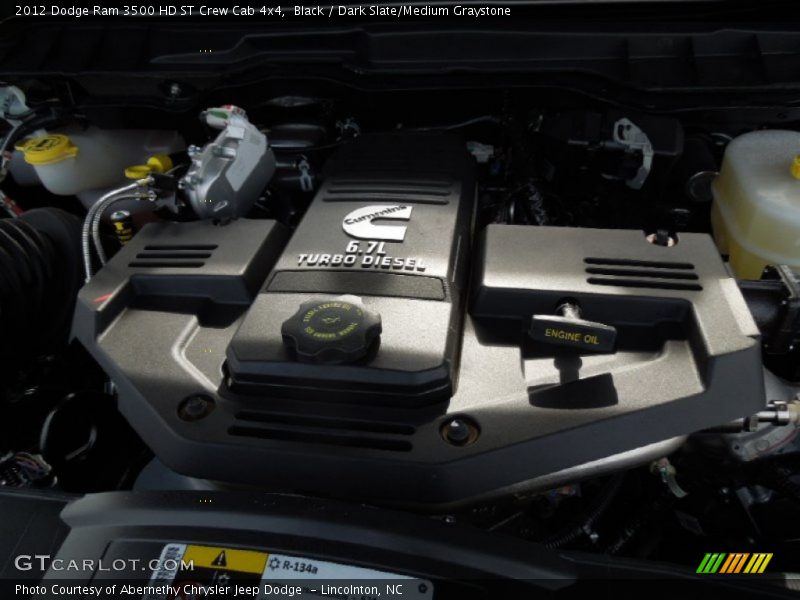 Black / Dark Slate/Medium Graystone 2012 Dodge Ram 3500 HD ST Crew Cab 4x4