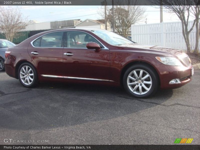 Noble Spinel Mica / Black 2007 Lexus LS 460