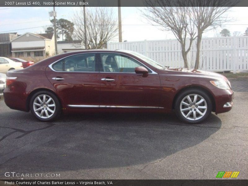 Noble Spinel Mica / Black 2007 Lexus LS 460