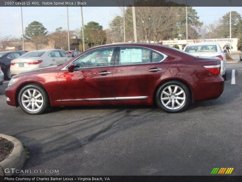 Noble Spinel Mica / Black 2007 Lexus LS 460
