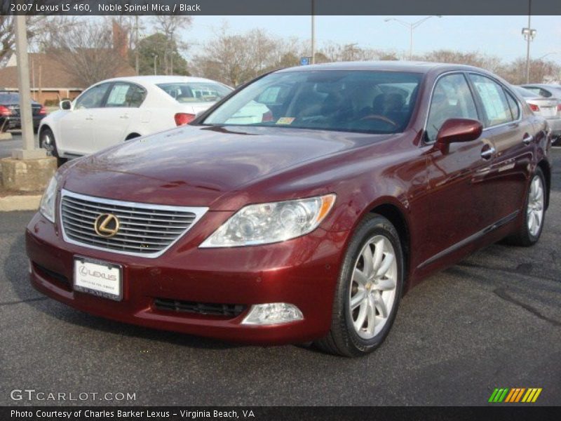 Noble Spinel Mica / Black 2007 Lexus LS 460