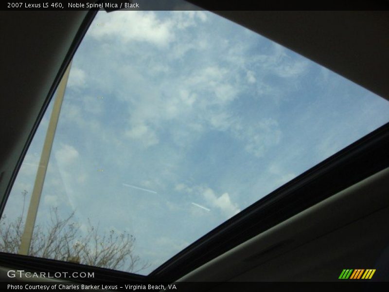 Noble Spinel Mica / Black 2007 Lexus LS 460