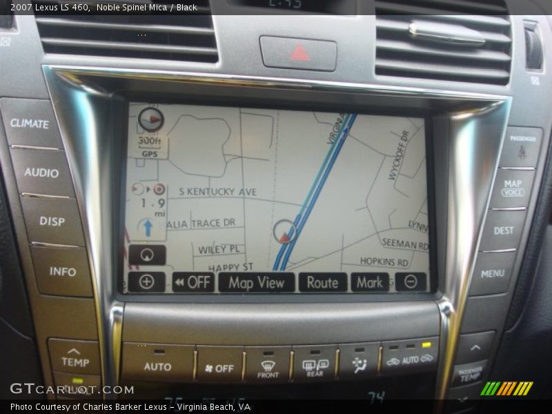 Navigation of 2007 LS 460