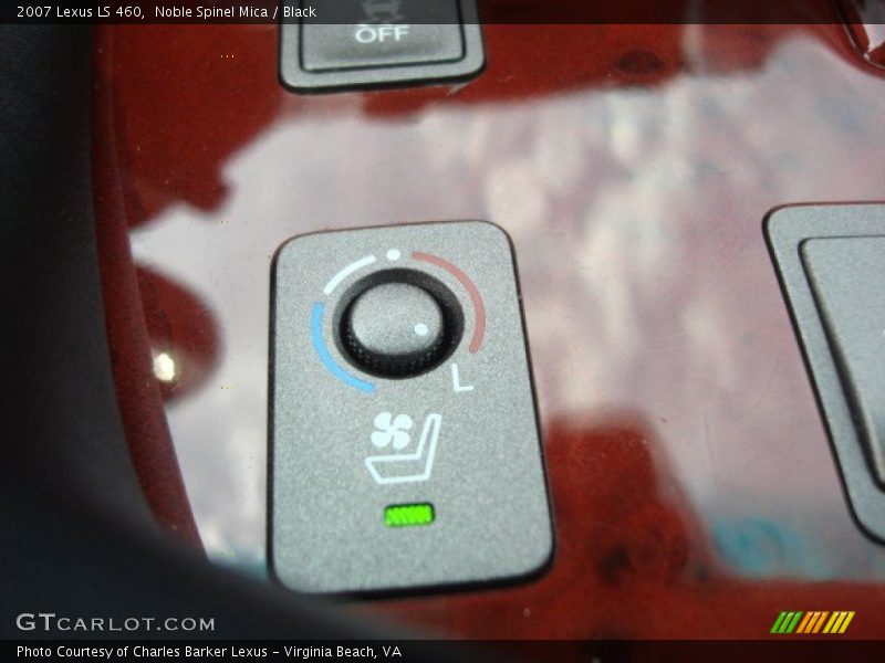 Noble Spinel Mica / Black 2007 Lexus LS 460