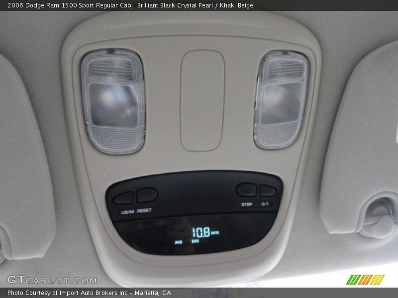 Controls of 2006 Ram 1500 Sport Regular Cab