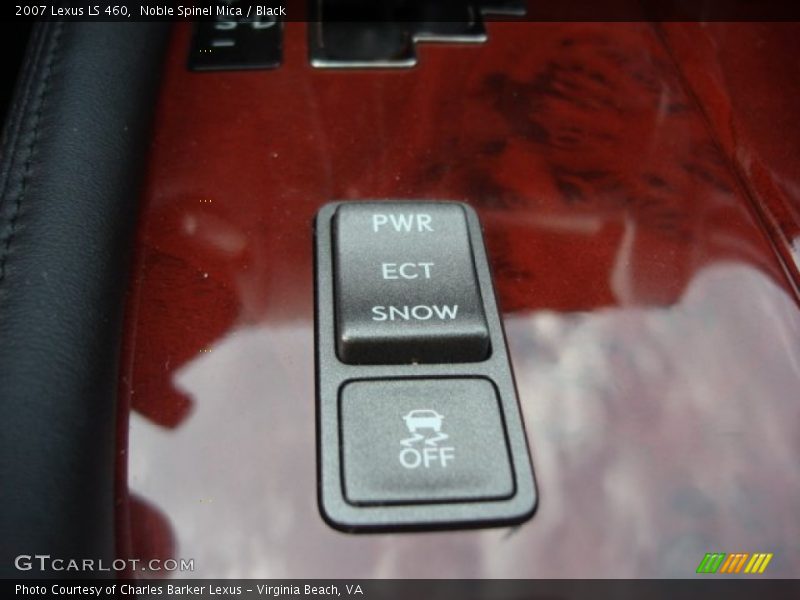 Noble Spinel Mica / Black 2007 Lexus LS 460