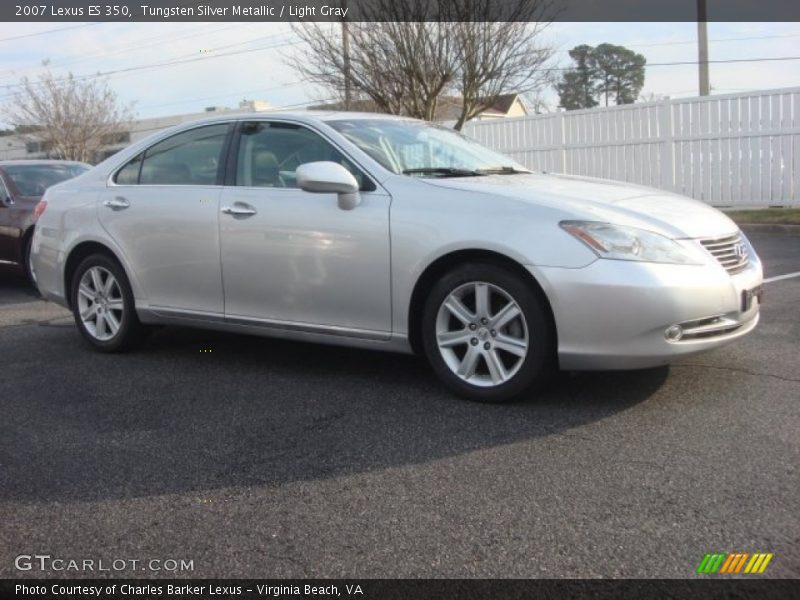 Tungsten Silver Metallic / Light Gray 2007 Lexus ES 350