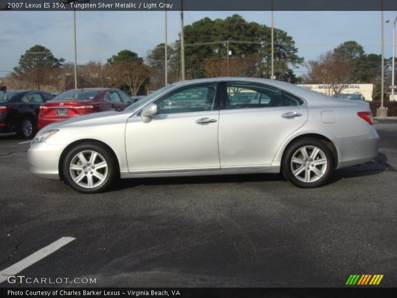Tungsten Silver Metallic / Light Gray 2007 Lexus ES 350
