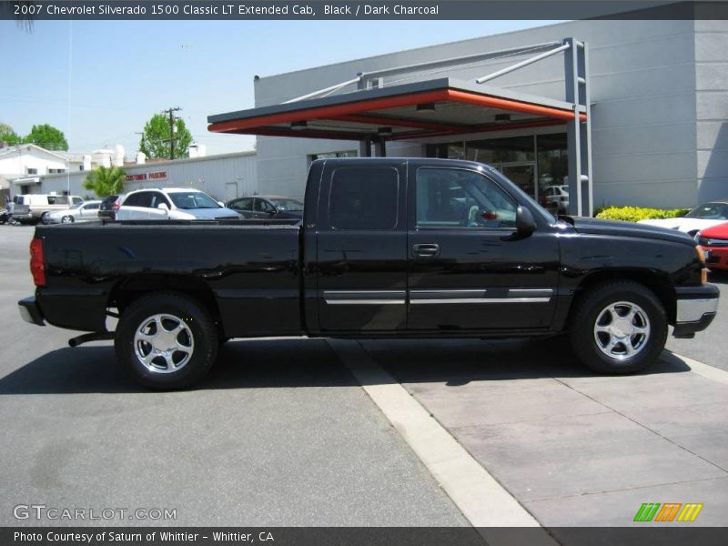 Black / Dark Charcoal 2007 Chevrolet Silverado 1500 Classic LT Extended Cab