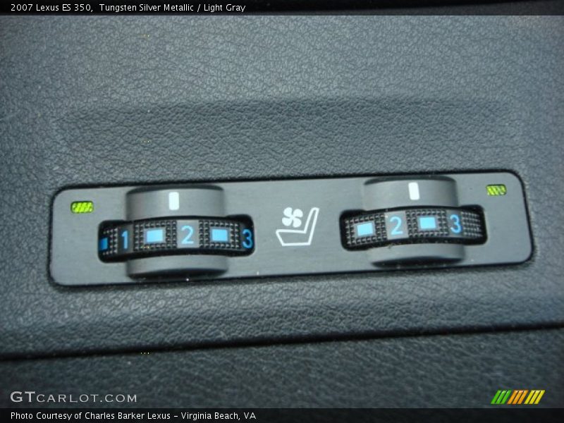Tungsten Silver Metallic / Light Gray 2007 Lexus ES 350